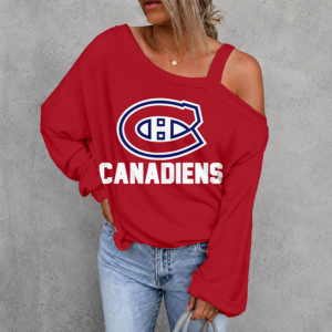 Limited Edition – Customized NHL Montreal Canadiens Drop Shoulder Sweatshirt