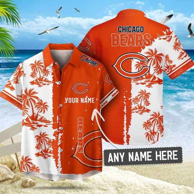 Limited Edition – Customized NFL Chicago Bears Unisex Hawaiian Shirt & Shorts Set