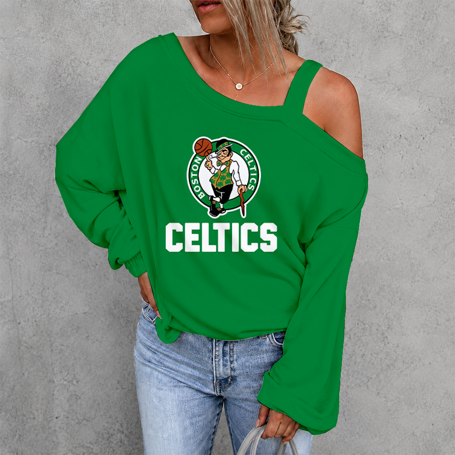 Limited Edition – Customized NBA Boston Celtics Drop Shoulder Sweatshirt