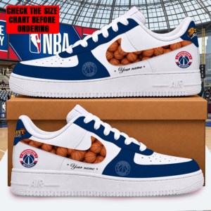 Limited Edition – Customized NBA Washington Wizards Af1 Shoes