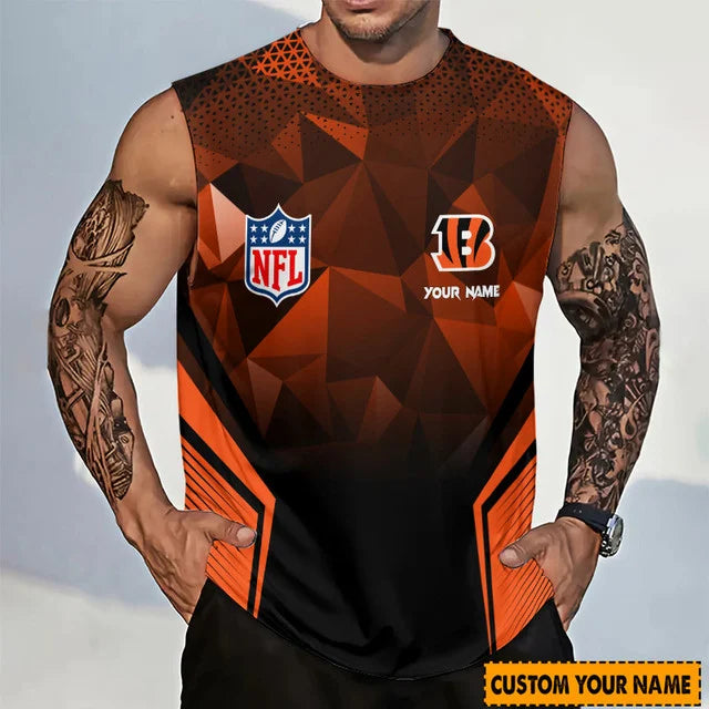 Limited Edition – Customized NFL Cincinnati Bengals Men’s Gym Shirt