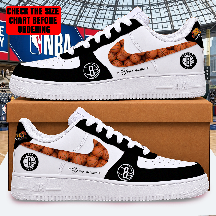 Limited Edition – Customized NBA Brooklyn Nets Af1 Shoes