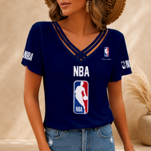 Limited Edition – Customized NBA National Basketball Association V-Neck Shirt