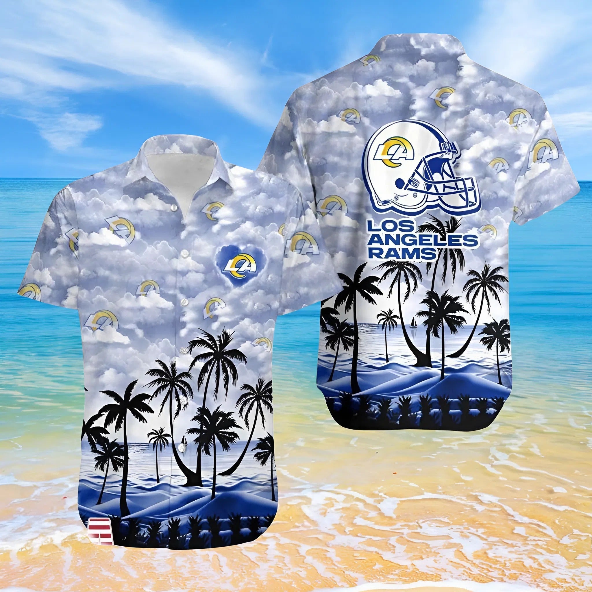 Limited Edition – Customized NFL Los Angeles Rams Unisex Hawaiian Shirt