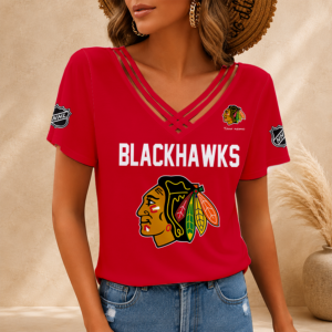Limited Edition – Customized NHL Chicago Blackhawks V-Neck Shirt