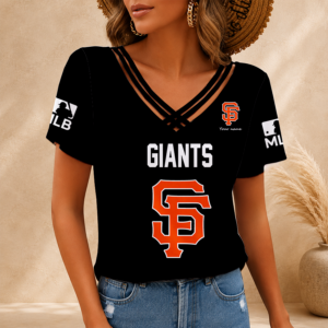 Limited Edition – Customized MLB San Francisco Giants V-Neck Shirt
