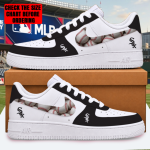 Limited Edition – Customized MLB Chicago White Sox Af1 Shoes