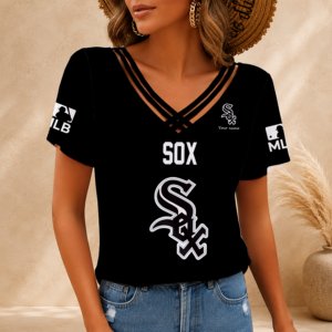 Limited Edition – Customized MLB Chicago White Sox V-Neck Shirt