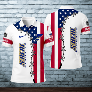 Limited Edition – Customized NHL St. Louis Blues Polo Shirt