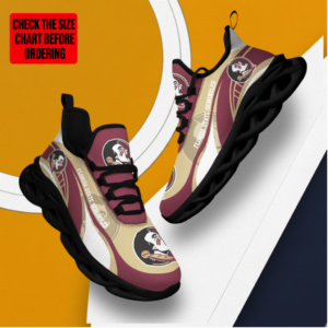 Limited Edition – New Customized NCAA Florida State Seminoles Max Soul Sneakers