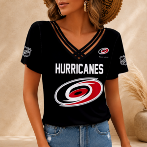 Limited Edition – Customized NHL Carolina Hurricanes V-Neck Shirt