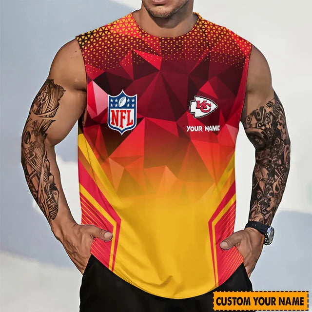 Limited Edition – Customized NFL Kansas City Chiefs Men’s Gym Shirt