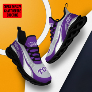 Limited Edition – New Customized NCAA Tcu Horned Frogs Max Soul Sneakers