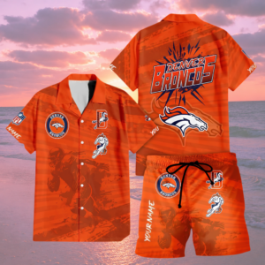 Limited Edition – Customized NFL Denver Broncos Unisex Hawaiian Shirt & Shorts Set