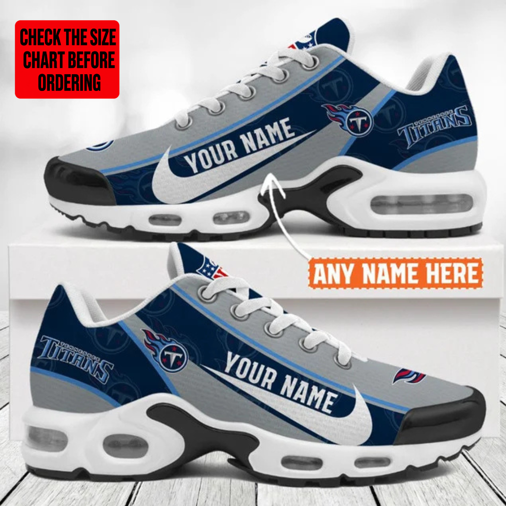 Limited Edition – Customized NFL Tennessee Titans Air Max Plus Sneakers