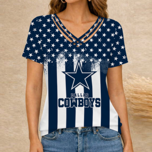 Limited Edition – Customized NFL Dallas Cowboys V-Neck Shirt