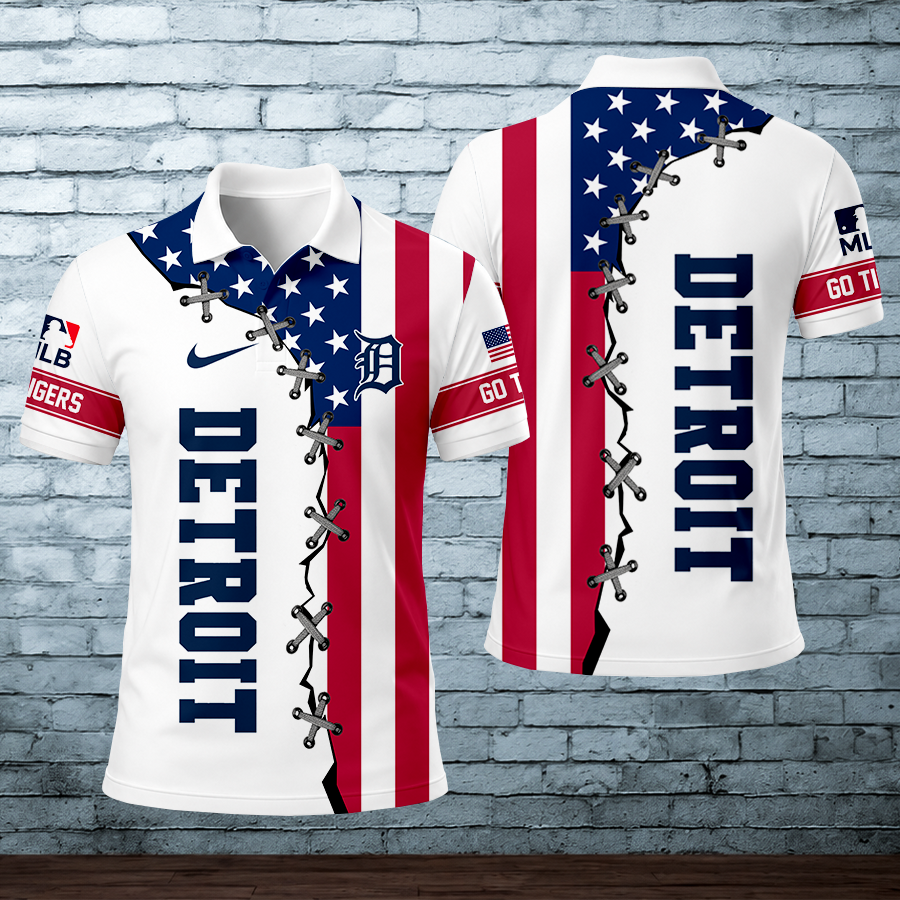 Limited Edition – Customized MLB Detroit Tigers Polo Shirt