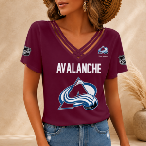 Limited Edition – Customized NHL Colorado Avalanche V-Neck Shirt