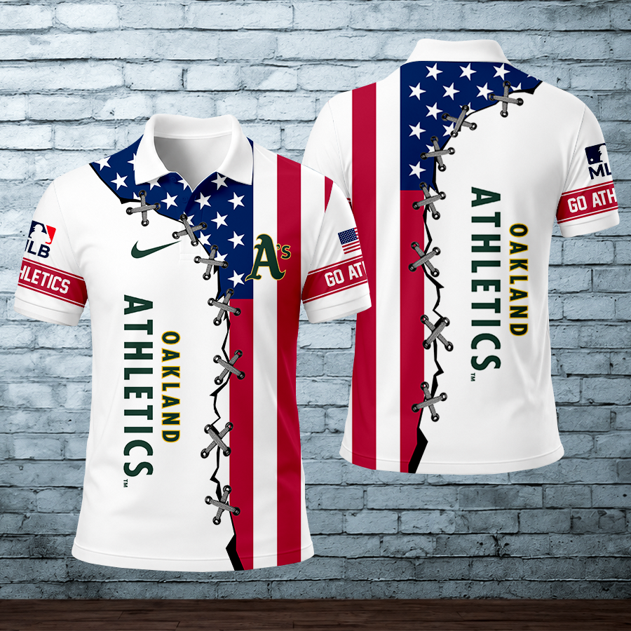 Limited Edition – Customized MLB Oakland Athletics Polo Shirt