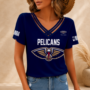 Limited Edition – Customized NBA New Orleans Pelicans V-Neck Shirt