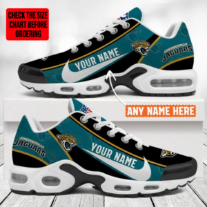 Limited Edition – Customized NFL Jacksonville Jaguars Air Max Plus Sneakers