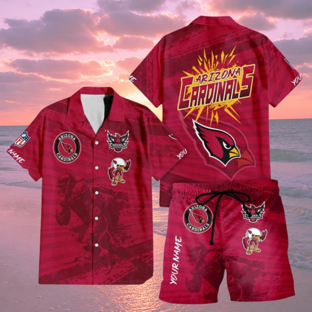 Limited Edition – Customized NFL Arizona Cardinals Unisex Hawaiian Shirt & Shorts Set