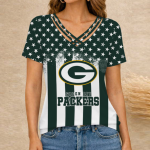 Limited Edition – Customized NFL Green Bay Packers V-Neck Shirt