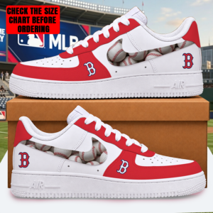 Limited Edition – Customized MLB Boston Red Sox Af1 Shoes