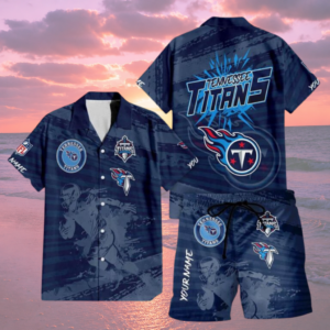 Limited Edition – Customized NFL Tennessee Titans Unisex Hawaiian Shirt & Shorts Set
