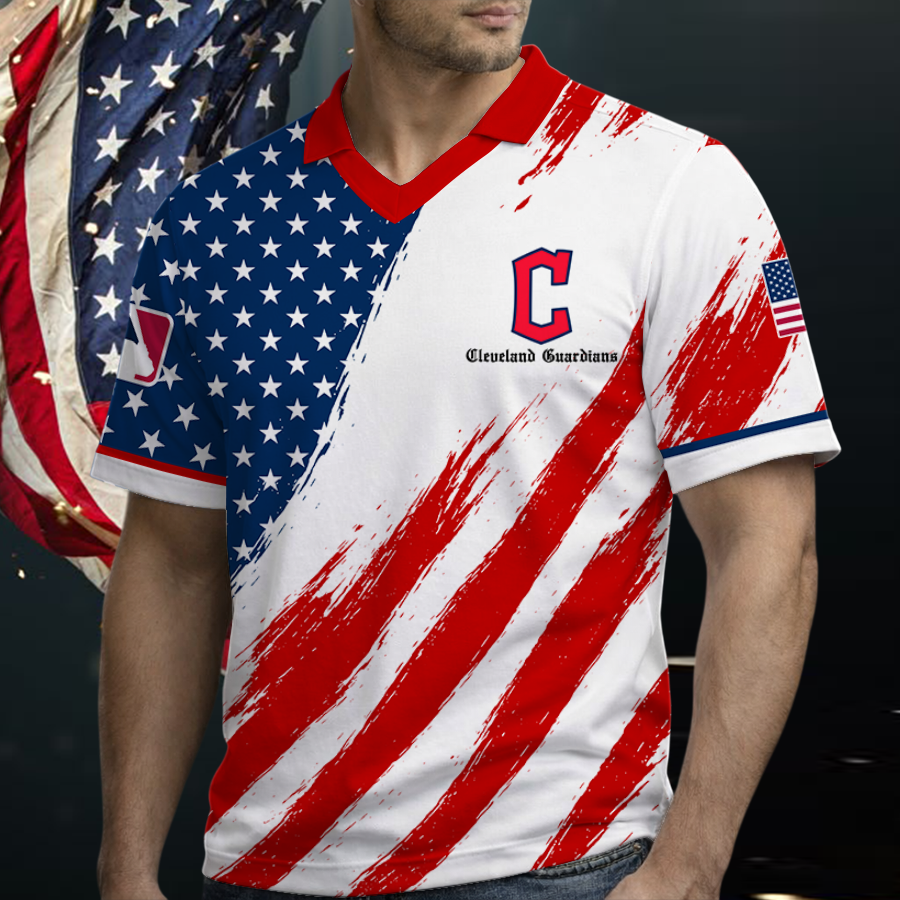Limited Edition – Customized MLB Cleveland Guardians Polo Shirt