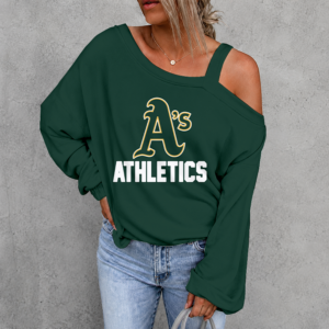 Limited Edition – Customized MLB Oakland Athletics Drop Shoulder Sweatshirt