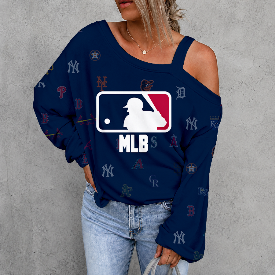 Limited Edition – Customized MLB All Teams Drop Shoulder Sweatshirt