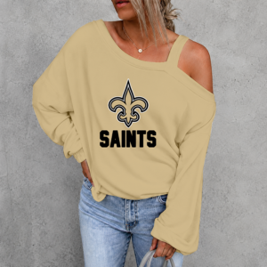 Limited Edition – Customized NFL New Orleans Saints Drop Shoulder Sweatshirt