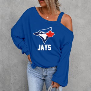 Limited Edition – Customized MLB Toronto Blue Jays Drop Shoulder Sweatshirt