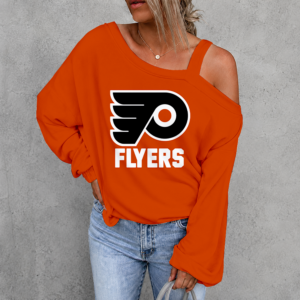 Limited Edition – Customized NHL Philadelphia Flyers Drop Shoulder Sweatshirt