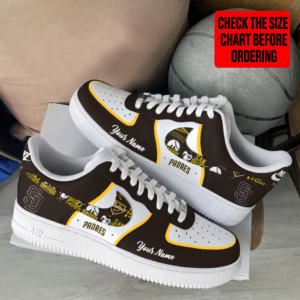 Limited Edition – Customized MLB San Diego Padres Af1 Shoes
