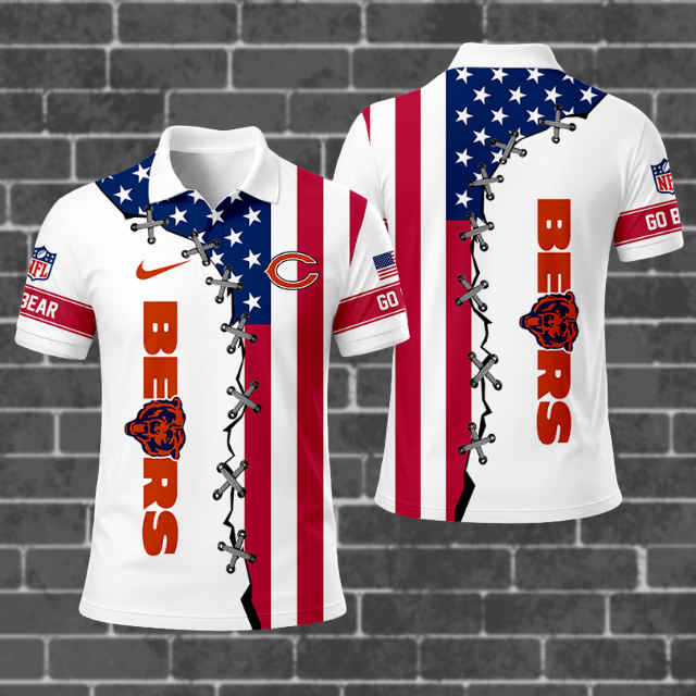 Limited Edition – Customized NFL Chicago Bears Polo Shirt