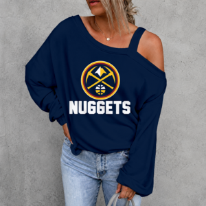 Limited Edition – Customized NBA Denver Nuggets Drop Shoulder Sweatshirt