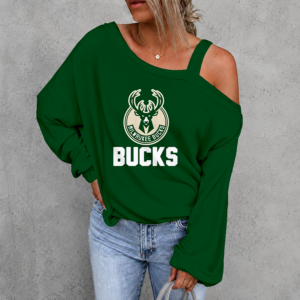 Limited Edition – Customized NBA Milwaukee Bucks Drop Shoulder Sweatshirt