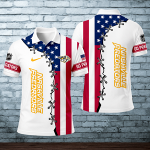 Limited Edition – Customized NHL Nashville Predators Polo Shirt