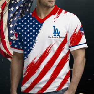 Limited Edition – Customized MLB Los Angeles Dodgers Polo Shirt