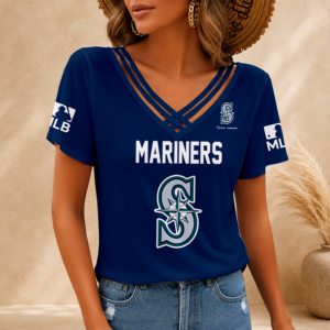 Limited Edition – Customized MLB Seattle Mariners V-Neck Shirt