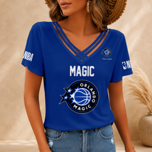 Limited Edition – Customized NBA Orlando Magic V-Neck Shirt