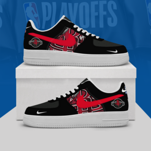 Limited Edition – Customized NBA Houston Rockets Af1 Shoes