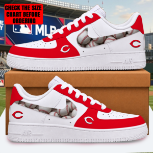 Limited Edition – Customized MLB Cincinnati Reds Af1 Shoes