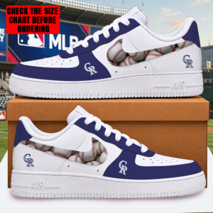 Limited Edition – Customized MLB Colorado Rockies Af1 Shoes