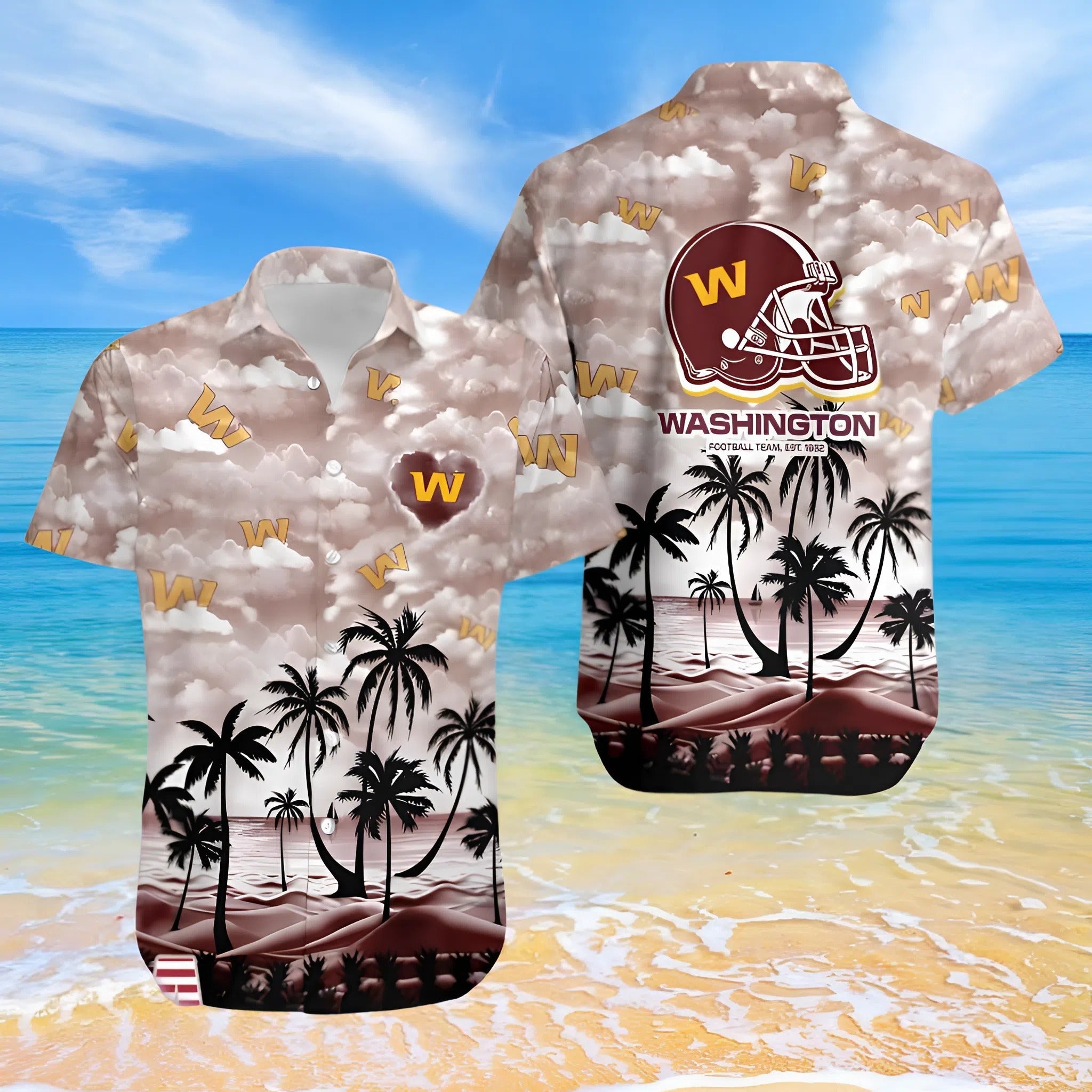 Limited Edition – Customized NFL Washington Commanders Unisex Hawaiian Shirt