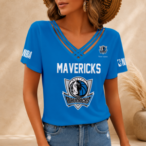 Limited Edition – Customized NBA Dallas Mavericks V-Neck Shirt