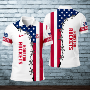 Limited Edition – Customized NBA Houston Rockets Polo Shirt