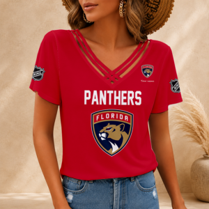 Limited Edition – Customized NHL Florida Panthers V-Neck Shirt